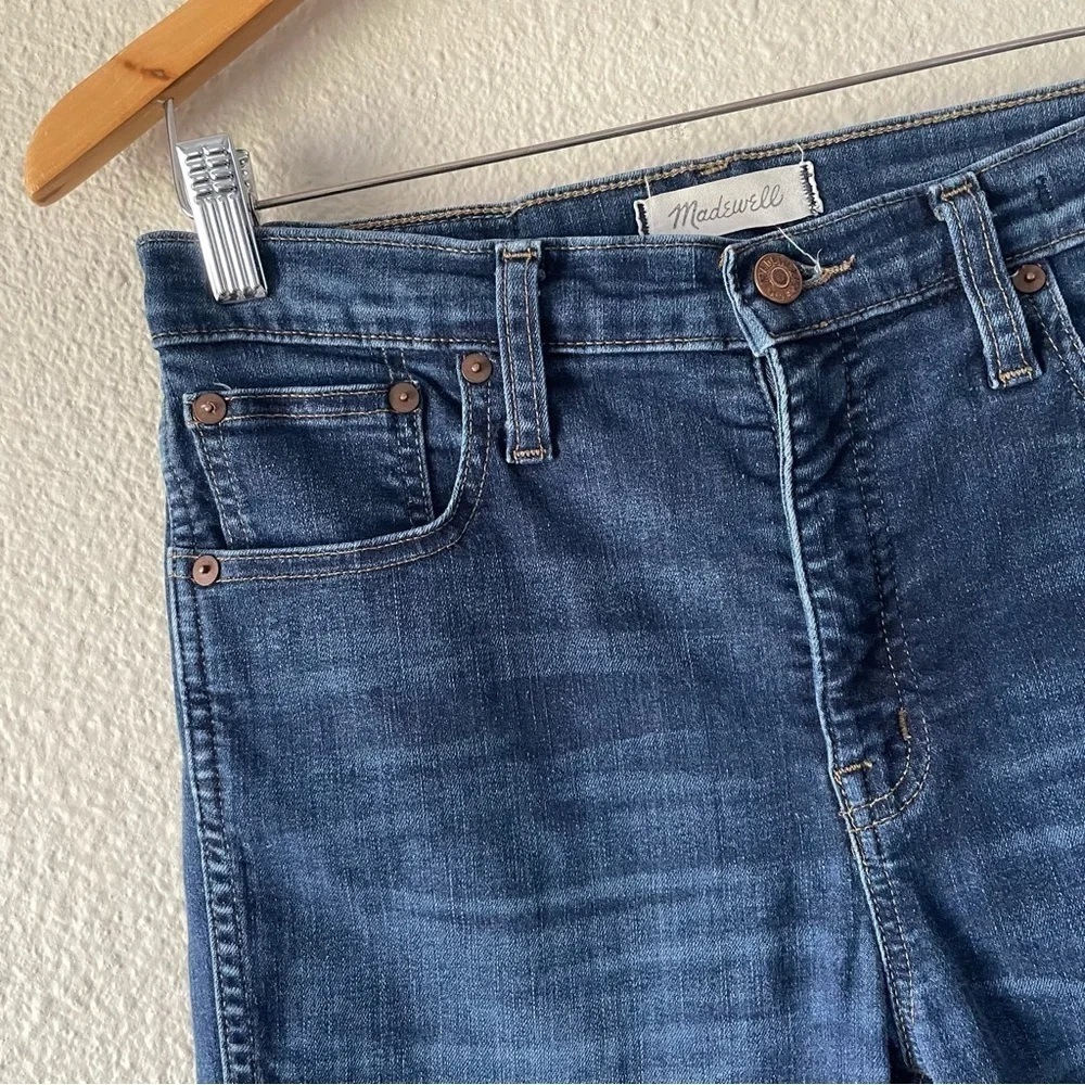 Madewell 10” High Riser Skinny Skinny Jeans Women’s 28 Blue Medium Wash Casual - Picture 4 of 16